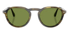 Persol® PO3383S Sunglasses PO3383S 12374E 54 - Striped Black And Olive Green
