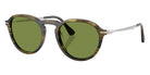 Persol® PO3383S Sunglasses PO3383S 12374E 54 - Striped Black And Olive Green