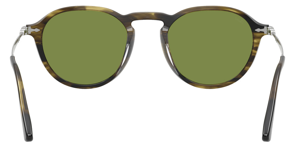 Persol® PO3383S Sunglasses PO3383S 12374E 54 - Striped Black And Olive Green