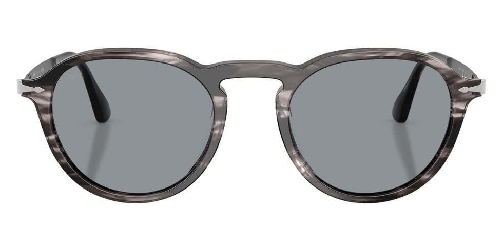 Persol® PO3383S Sunglasses PO3383S 1238R5 54 - Striped Black And Grey Blue