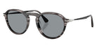 Persol® PO3383S Sunglasses PO3383S 1238R5 54 - Striped Black And Grey Blue