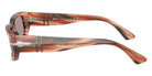Persol® PO3385S Sunglasses PO3385S 123353 55 - Mel Striped Red And Green Viol