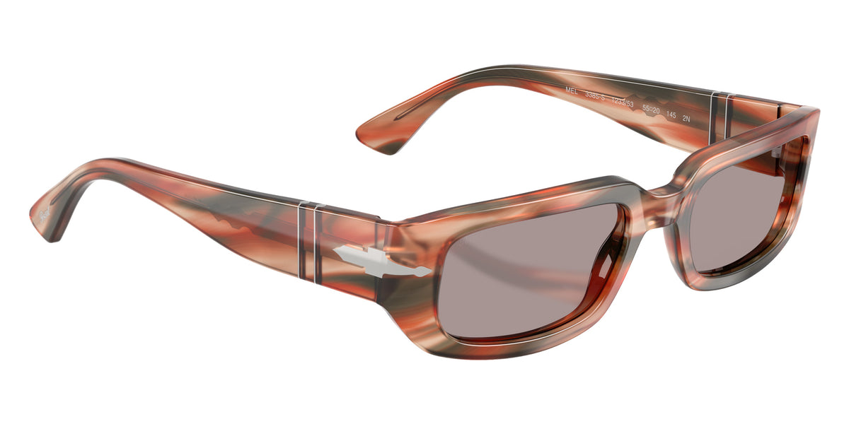 Persol® PO3385S Sunglasses PO3385S 123353 55 - Mel Striped Red And Green Viol
