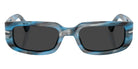 Persol® PO3385S Sunglasses PO3385S 123448 55 - Mel Striped Blue And Grey Pola