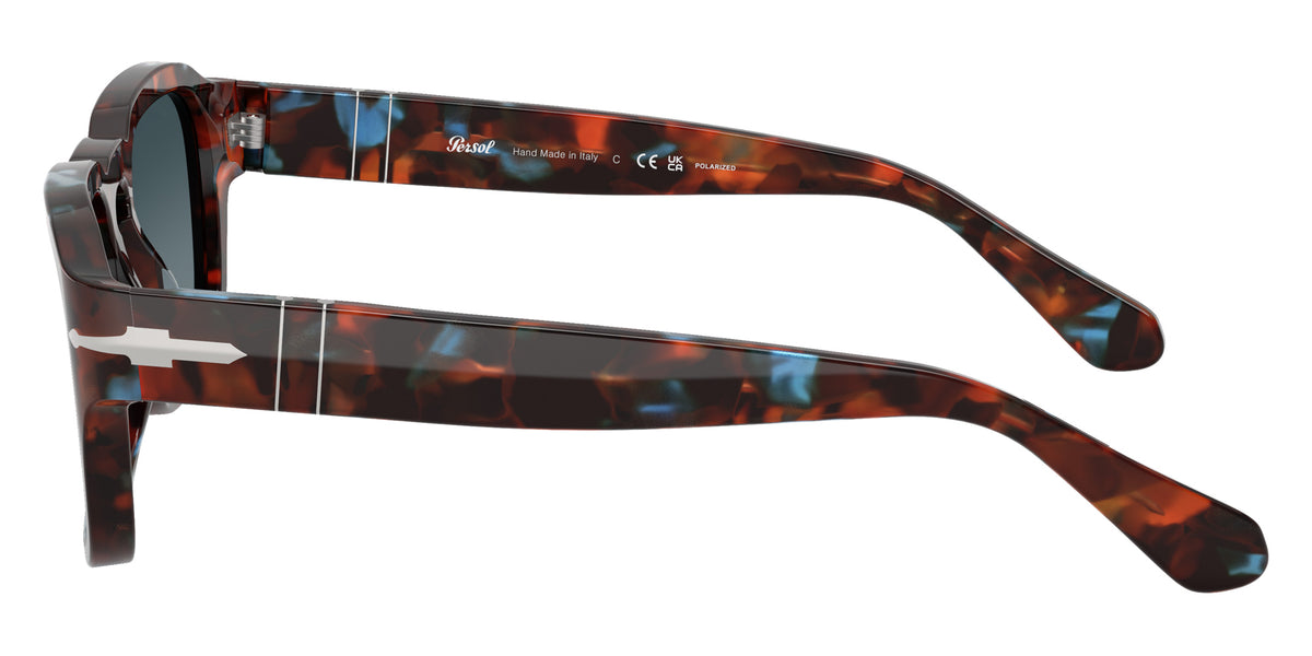 Persol® PO3386S Sunglasses PO3386S 1232S3 56 - Tortoise Brown And Pearl Blue