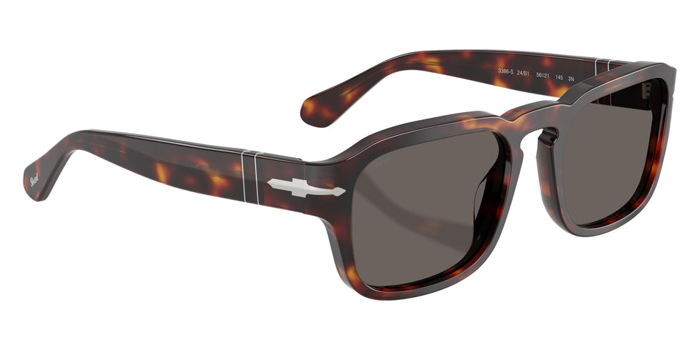 Persol® PO3386S Sunglasses PO3386S 24/B1 56 - Havana Dark Grey