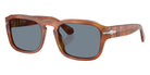 Persol® PO3386S Sunglasses PO3386S 96/56 56 - Terra Di Siena Light Blue