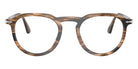 Persol® PO3387V Eyeglasses PO3387V 1236 51 - Pier Striped Black And Greish