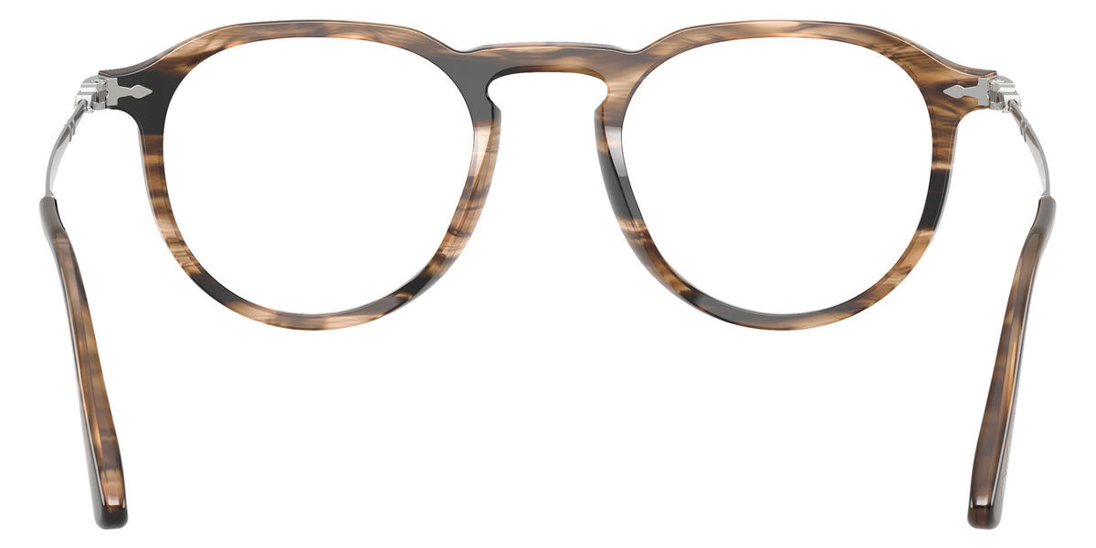 Persol® PO3387V Eyeglasses PO3387V 1236 51 - Pier Striped Black And Greish