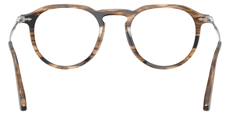 Persol® PO3387V Eyeglasses PO3387V 1236 51 - Pier Striped Black And Greish