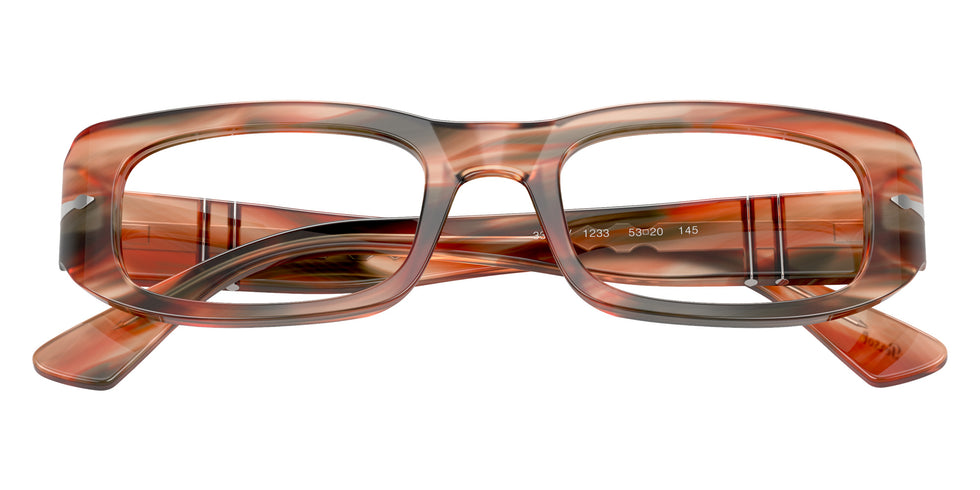 Persol® PO3388V Eyeglasses PO3388V 1233 53 - Striped Red And Green