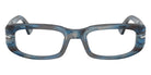 Persol® PO3388V Eyeglasses PO3388V 1234 51 - Striped Blue And Grey