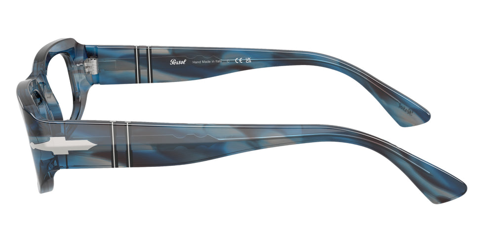 Persol® PO3388V Eyeglasses PO3388V 1234 51 - Striped Blue And Grey