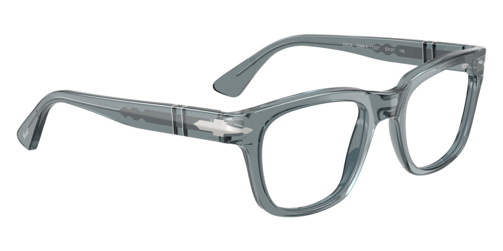 Persol® PO3389V Eyeglasses PO3389V 1227 53 - Cecil Transparent Ocean