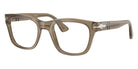 Persol® PO3389V Eyeglasses PO3389V 1228 53 - Cecil Transparent Brown Heart
