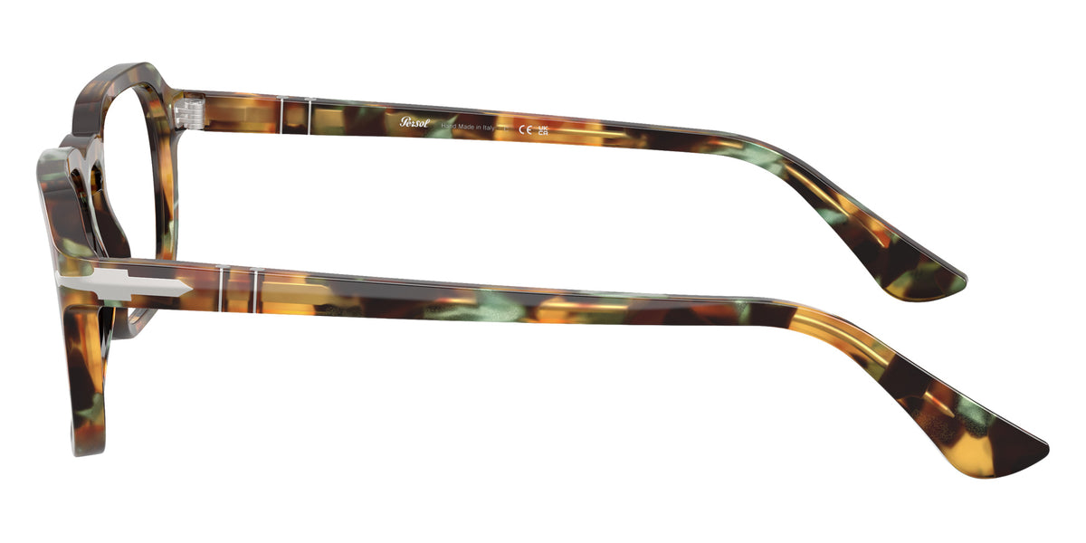 Persol® PO3390V Eyeglasses PO3390V 1230 54 - Tortoise Brown And Pearl Green