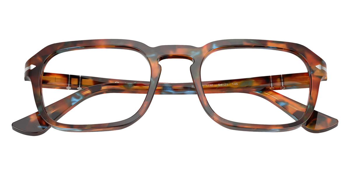 Persol® PO3390V Eyeglasses PO3390V 1232 54 - Tortoise Brown And Pearl Blue