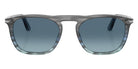Persol® PO3391S Sunglasses PO3391S 1205Q8 55 - Gae Grey Striped Blue Azure Gr