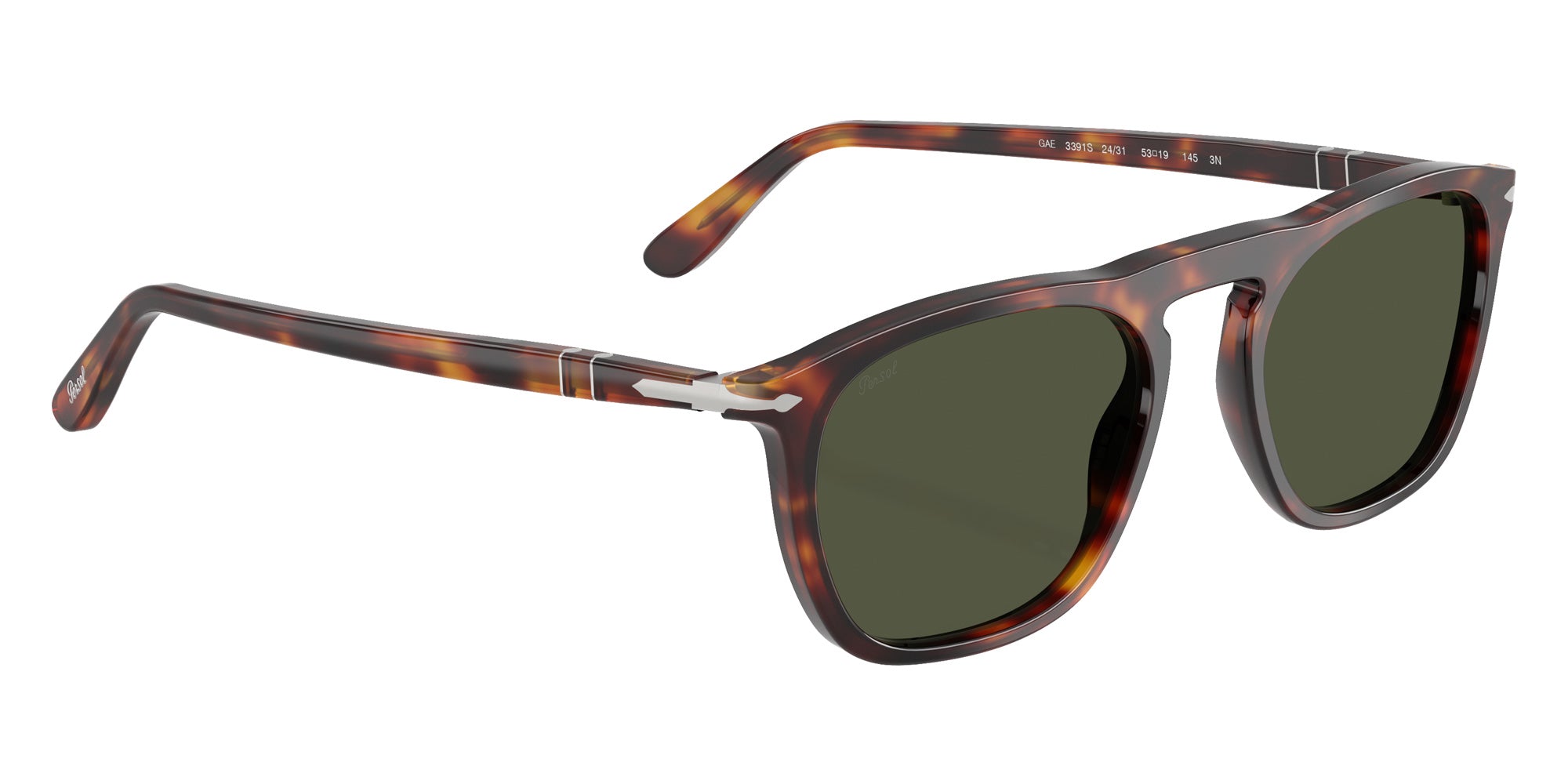 Persol® PO3391S Sunglasses PO3391S 24/31 55 - Gae Havana Green
