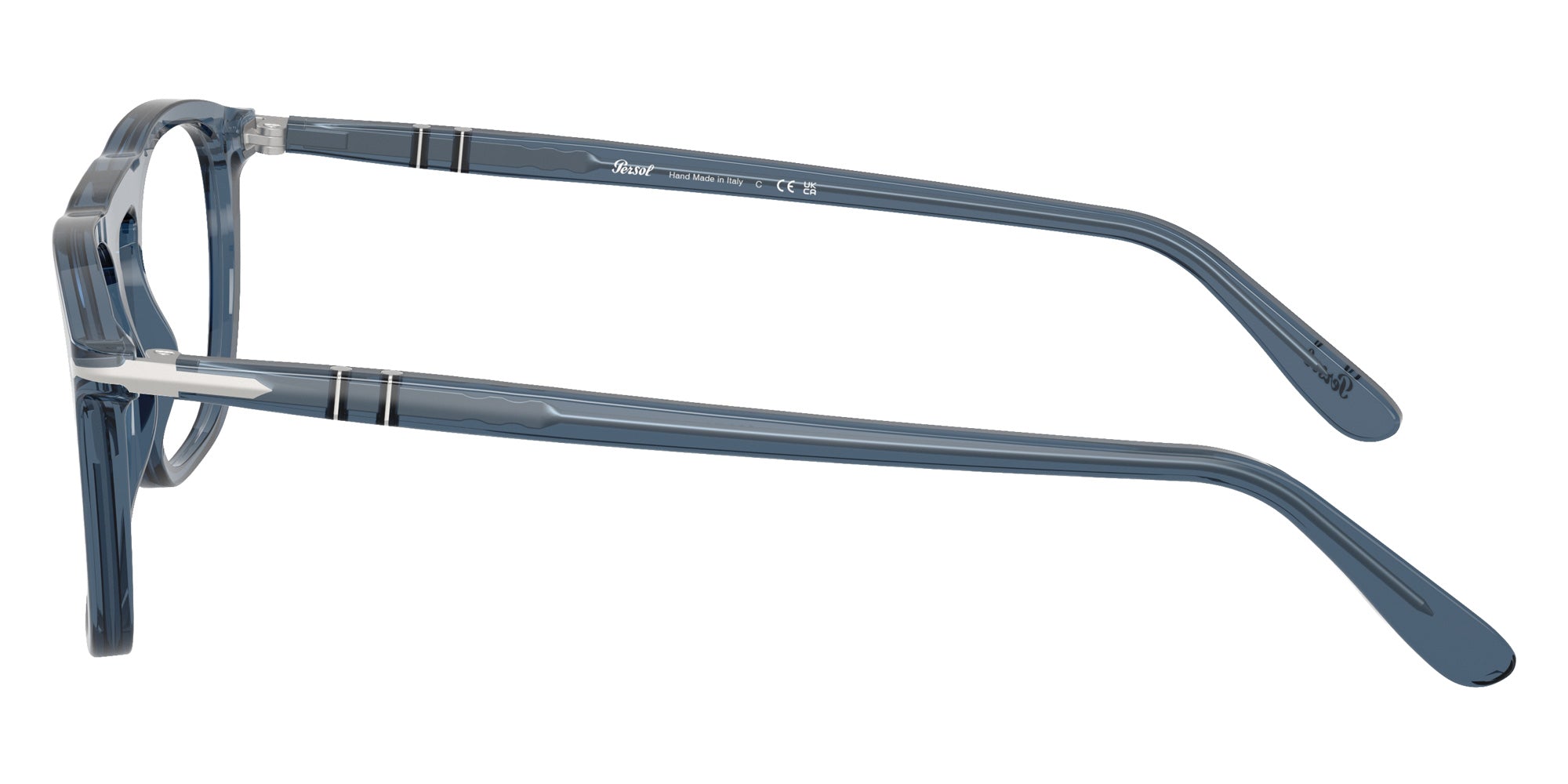 Persol® PO3391V Eyeglasses PO3391V 1197 53 - Transparent Denim Blue