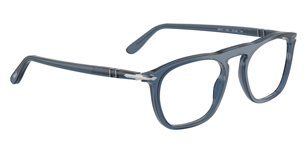 Persol® PO3391V Eyeglasses PO3391V 1197 53 - Transparent Denim Blue