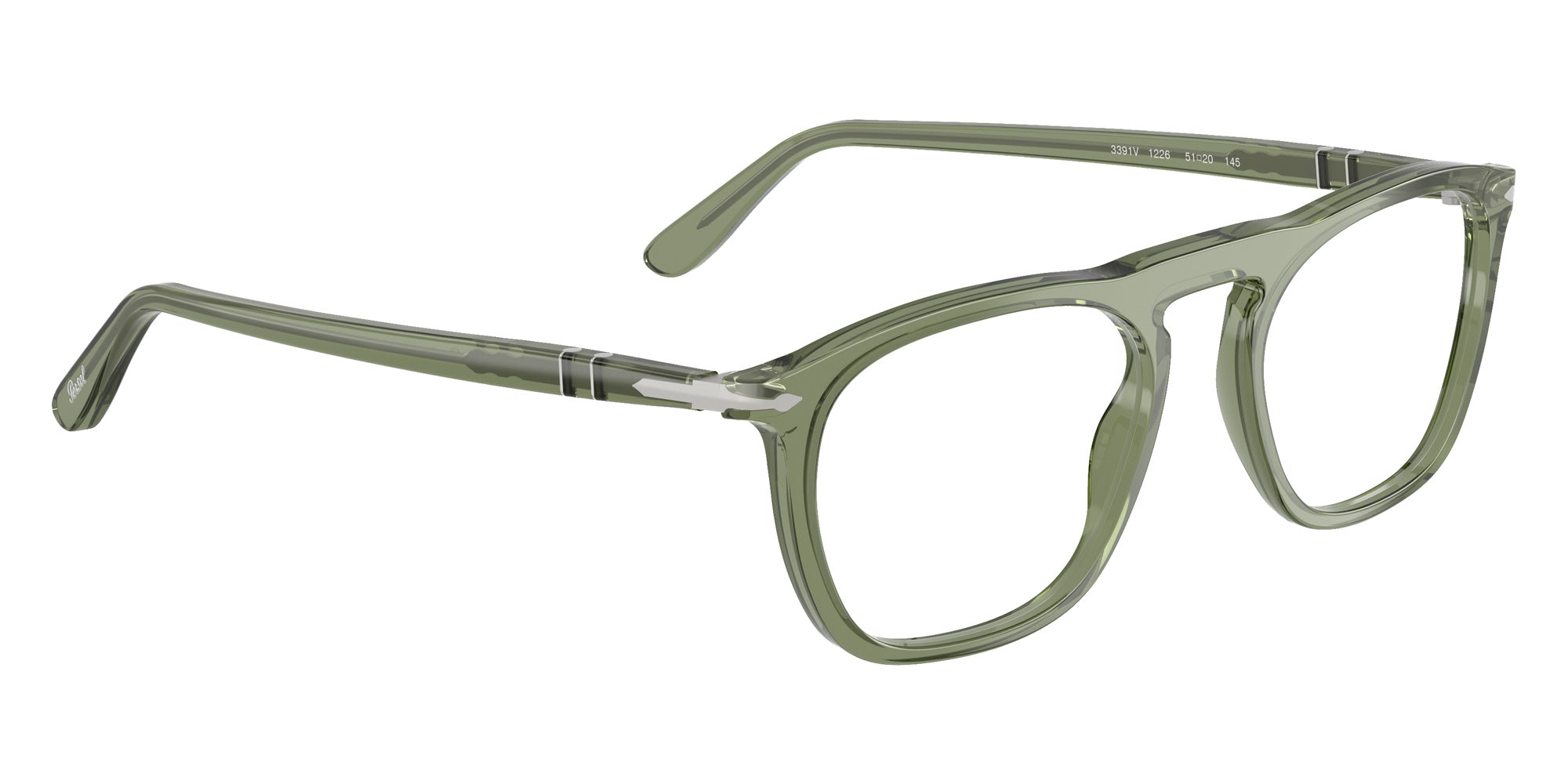 Persol® PO3391V Eyeglasses PO3391V 1226 53 - Transparent Green