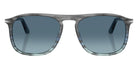 Persol® PO3392S Sunglasses PO3392S 1205Q8 57 - Grey Striped Blue Azure Gradie