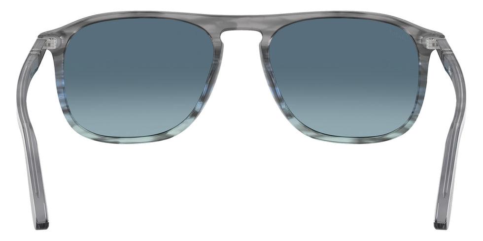Persol® PO3392S Sunglasses PO3392S 1205Q8 57 - Grey Striped Blue Azure Gradie