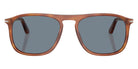 Persol® PO3392S Sunglasses PO3392S 96/56 57 - Terra Di Siena Light Blue