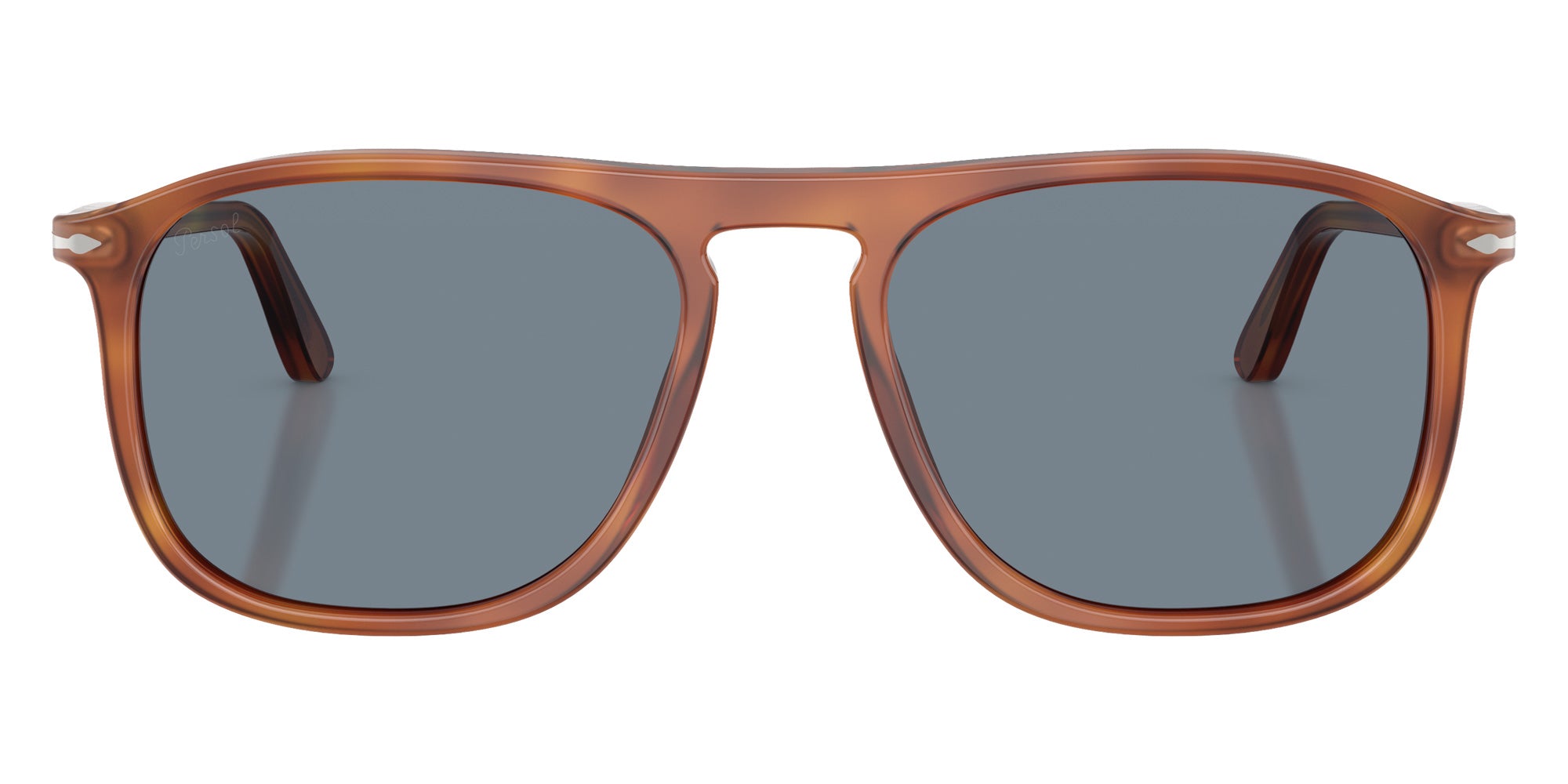 Persol® PO3392S Sunglasses PO3392S 96/56 57 - Terra Di Siena Light Blue