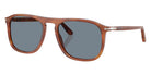 Persol® PO3392S Sunglasses PO3392S 96/56 57 - Terra Di Siena Light Blue