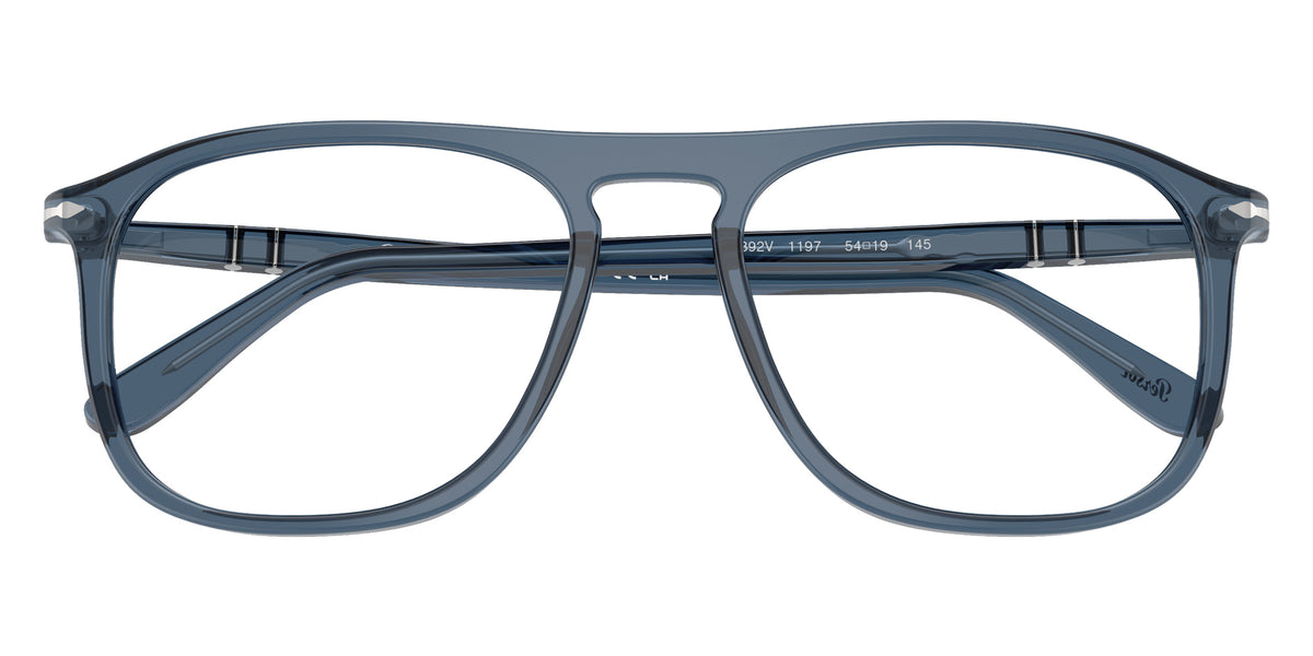 Persol® PO3392V Eyeglasses PO3392V 1197 54 - Transparent Denim Blue