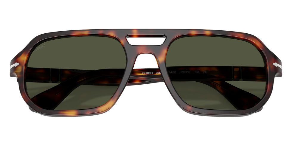 Persol® PO3393S Sunglasses PO3393S 24/31 59 - Guido Havana Green