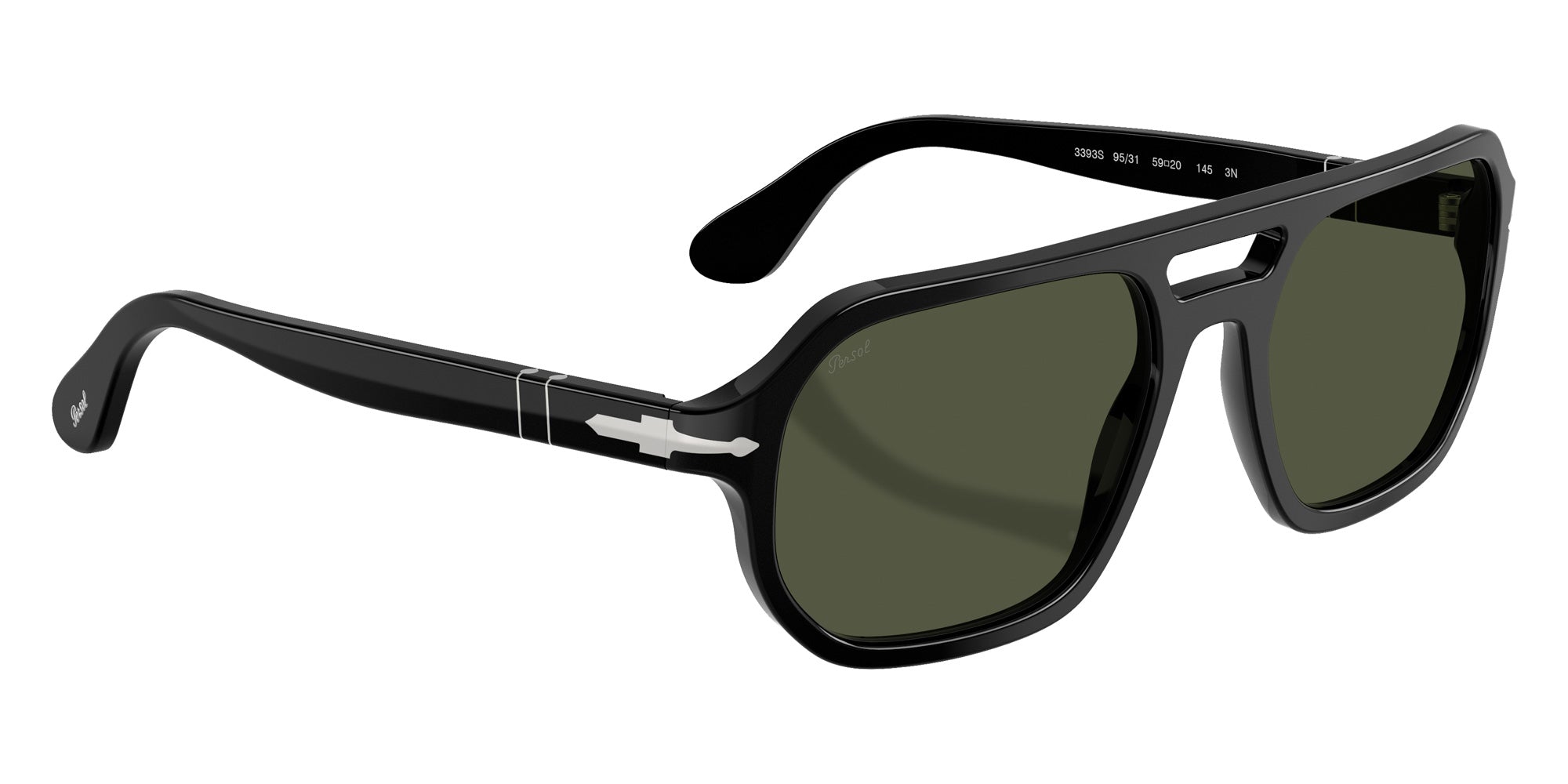 Persol® PO3393S Sunglasses PO3393S 95/31 59 - Guido Black Green