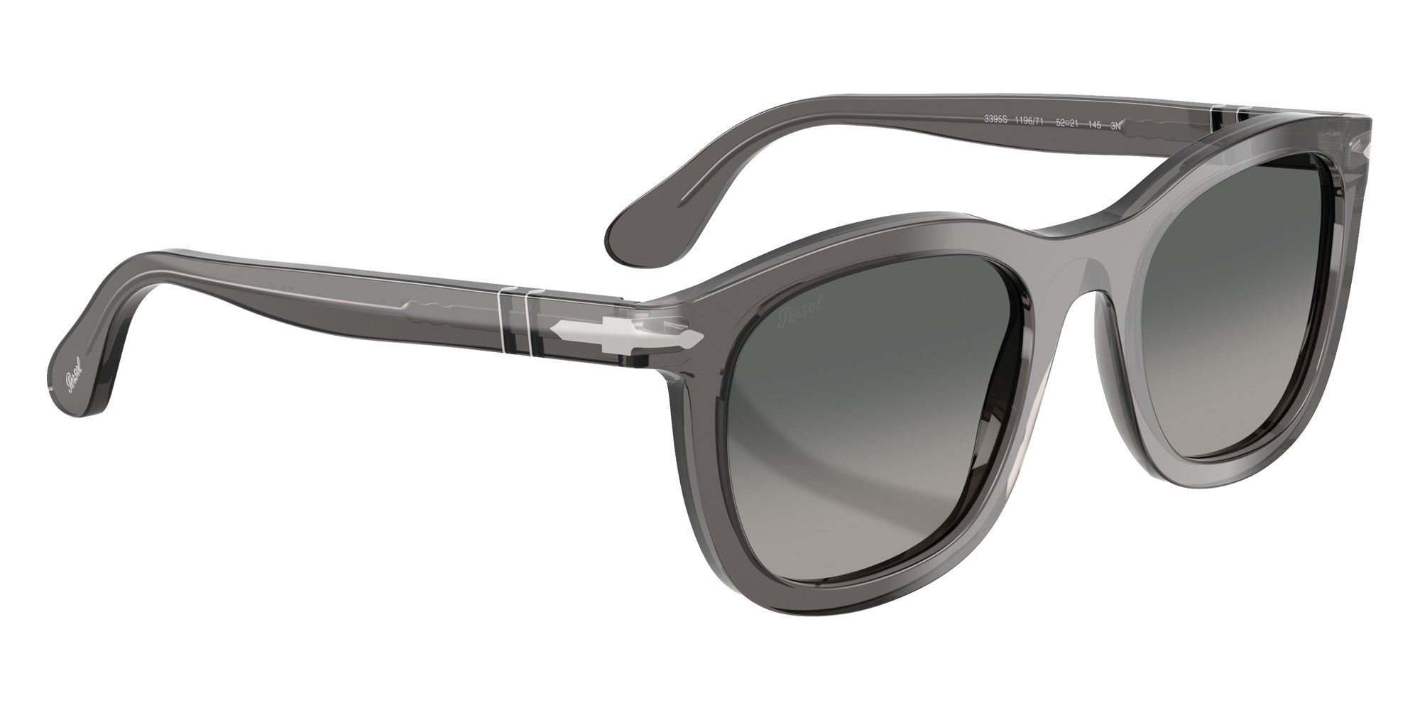 Persol® PO3395S Sunglasses PO3395S 119671 52 - Cold Grey Transp. Light Grey G