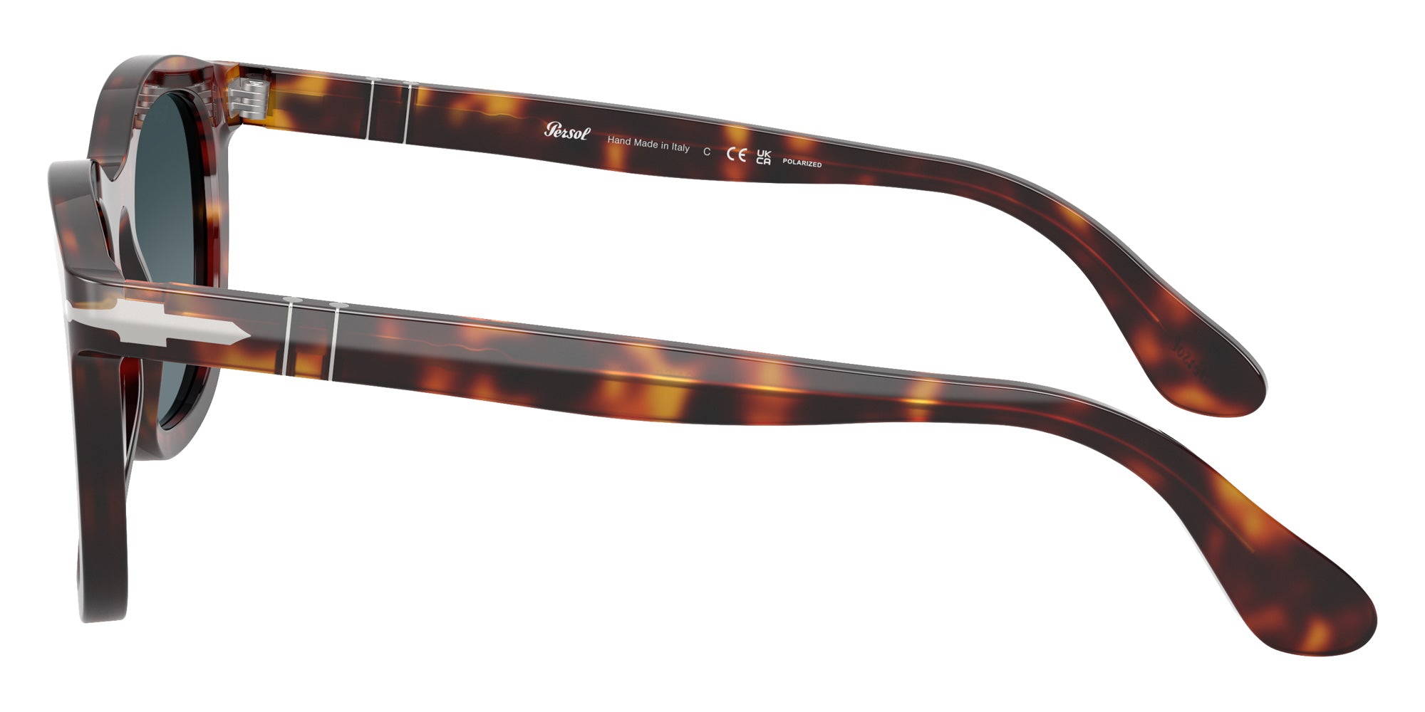Persol® PO3395S Sunglasses PO3395S 24/S3 52 - Havana Light Blue Gradient Dar