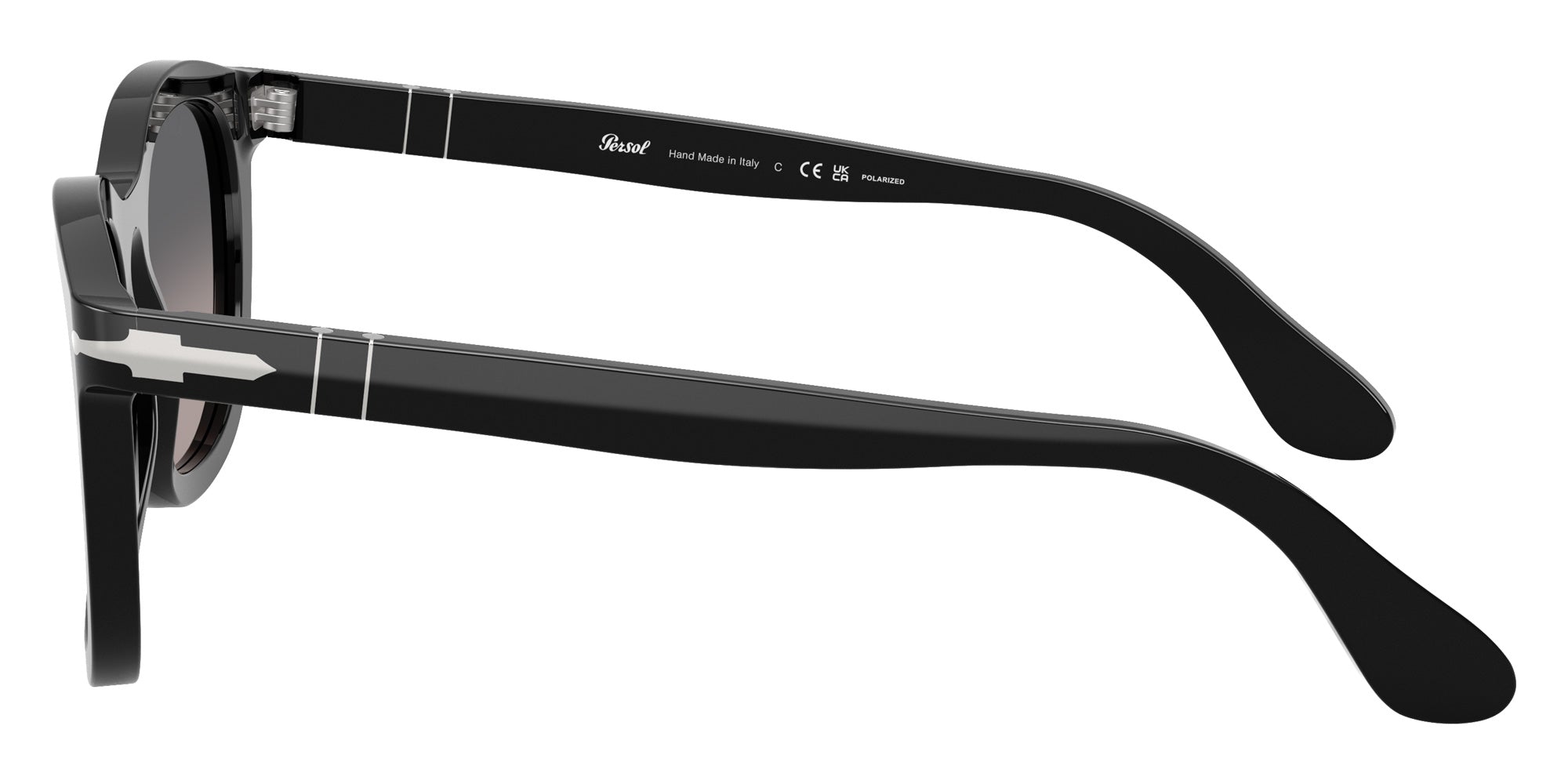 Persol® PO3395S Sunglasses PO3395S 95/M3 52 - Black Gradient Grey Polar