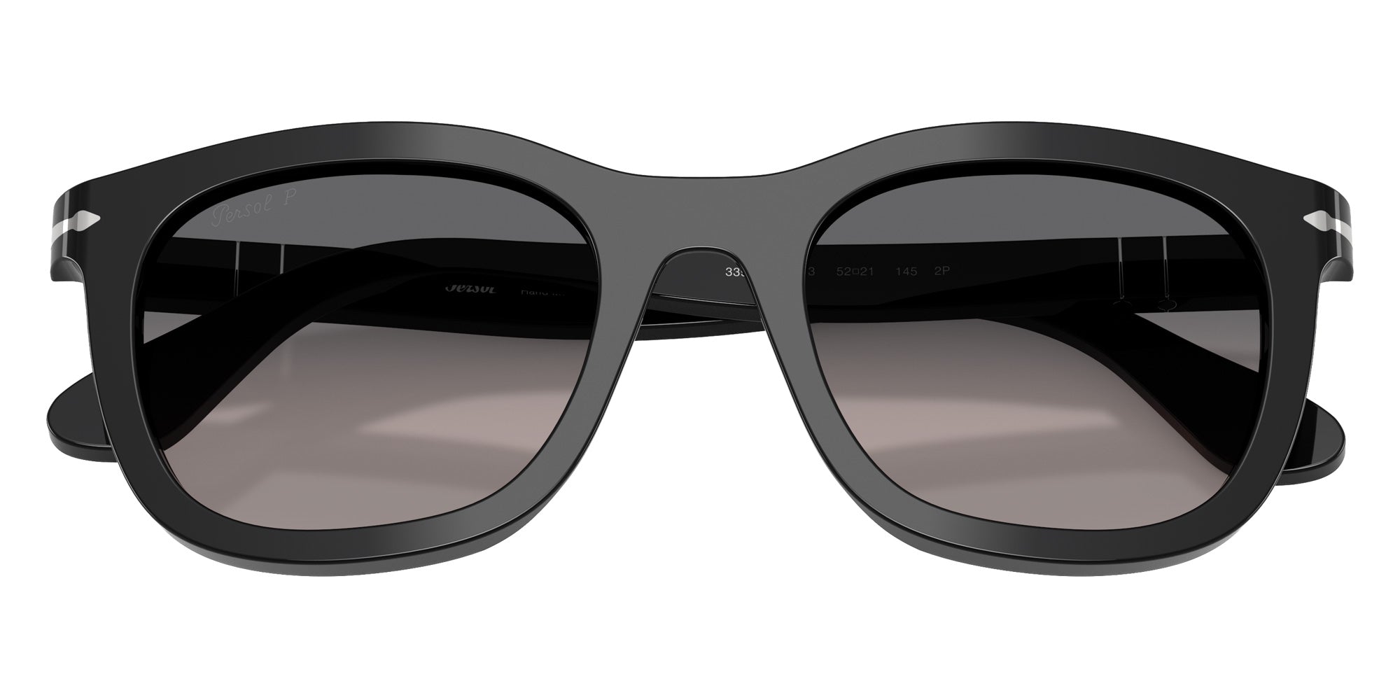 Persol® PO3395S Sunglasses PO3395S 95/M3 52 - Black Gradient Grey Polar