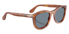 Persol® PO3395S Sunglasses PO3395S 96/56 52 - Terra Di Siena Light Blue