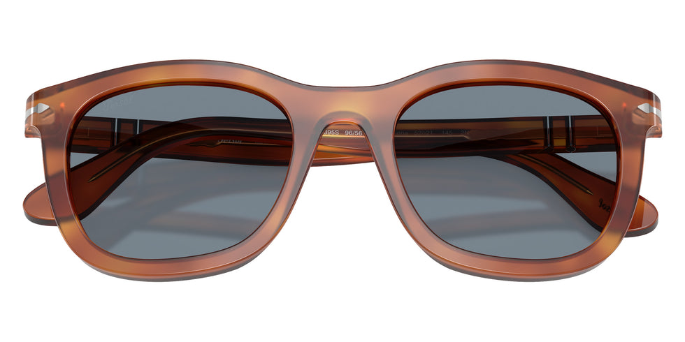 Persol® PO3395S Sunglasses PO3395S 96/56 52 - Terra Di Siena Light Blue