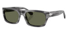 Persol® PO3398S Sunglasses PO3398S 119258 58 - Striped Grey Green Polar
