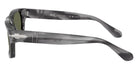 Persol® PO3398S Sunglasses PO3398S 119258 58 - Striped Grey Green Polar