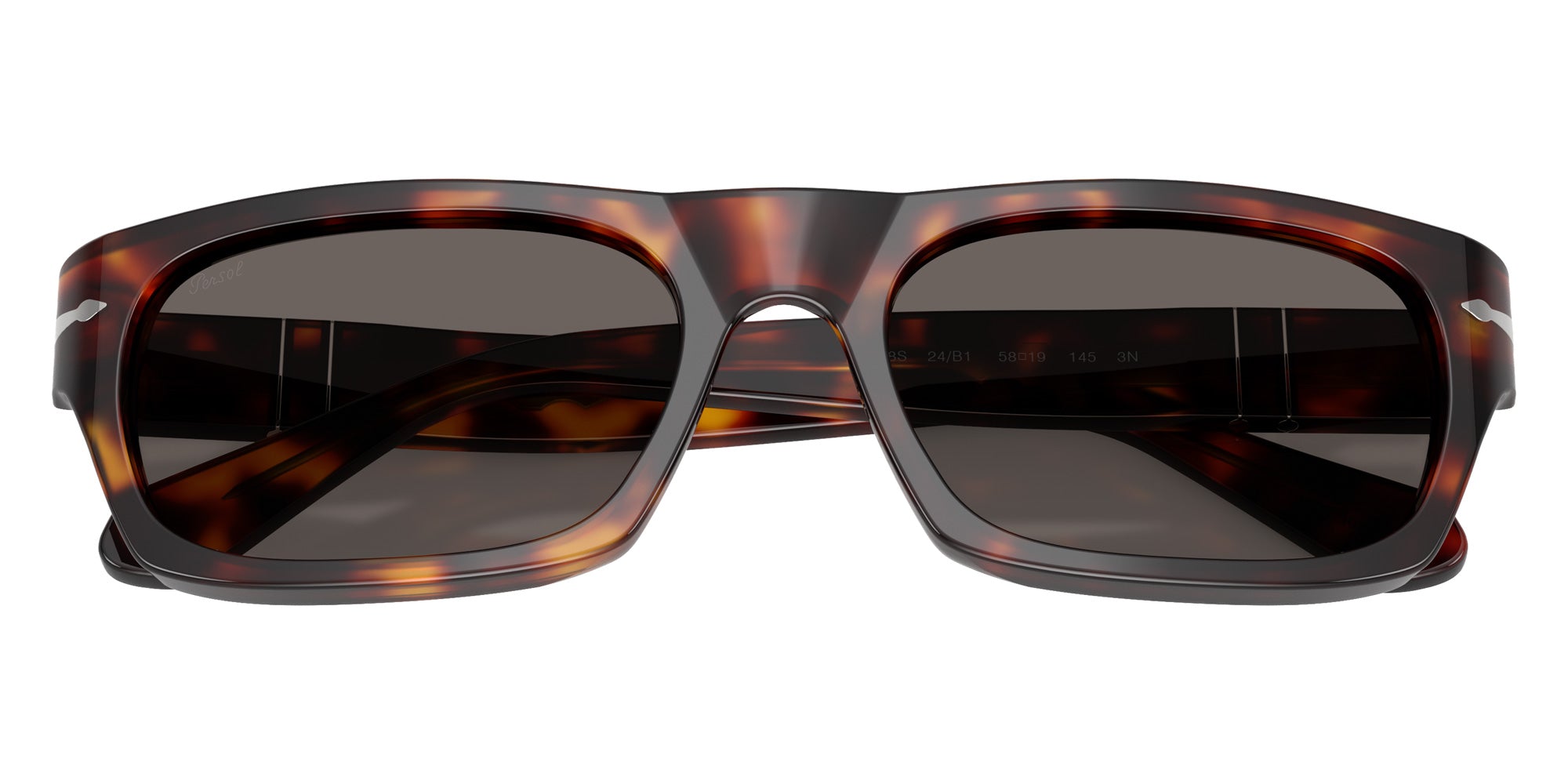 Persol® PO3398S Sunglasses PO3398S 24/B1 58 - Havana Dark Grey
