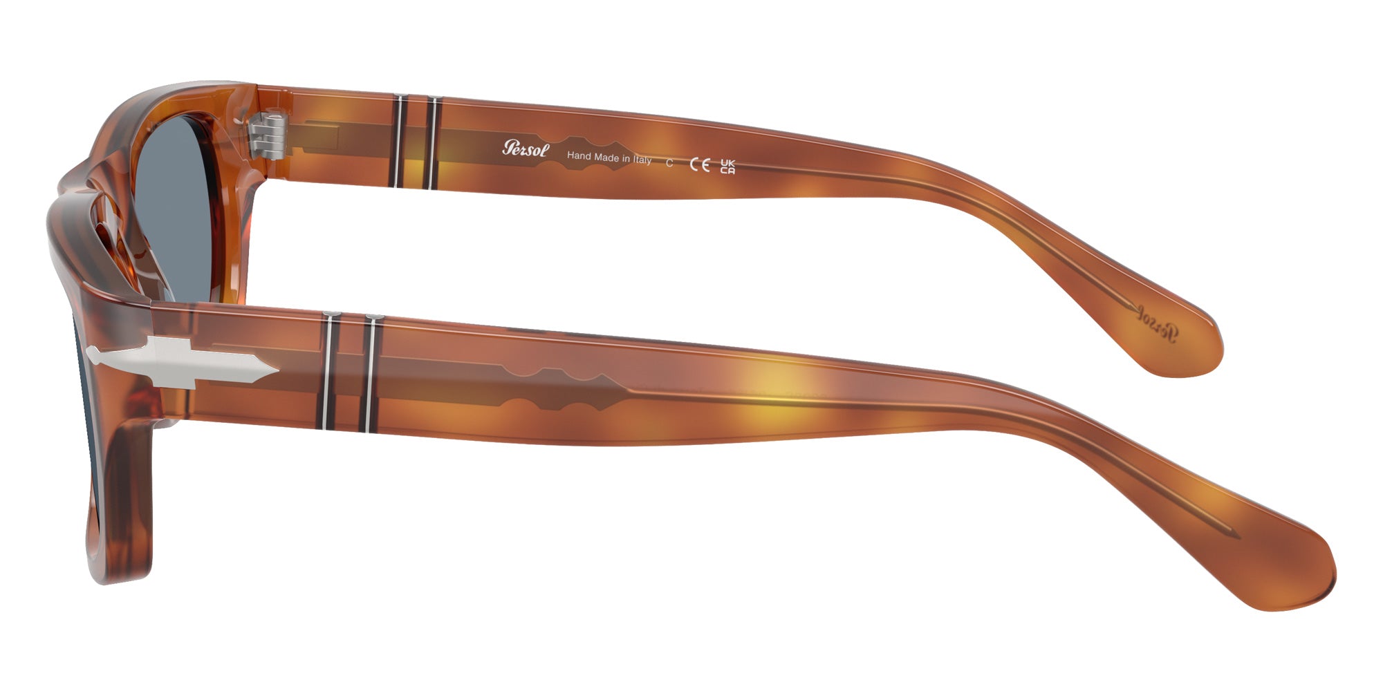Persol® PO3398S Sunglasses PO3398S 96/56 58 - Terra Di Siena Light Blue