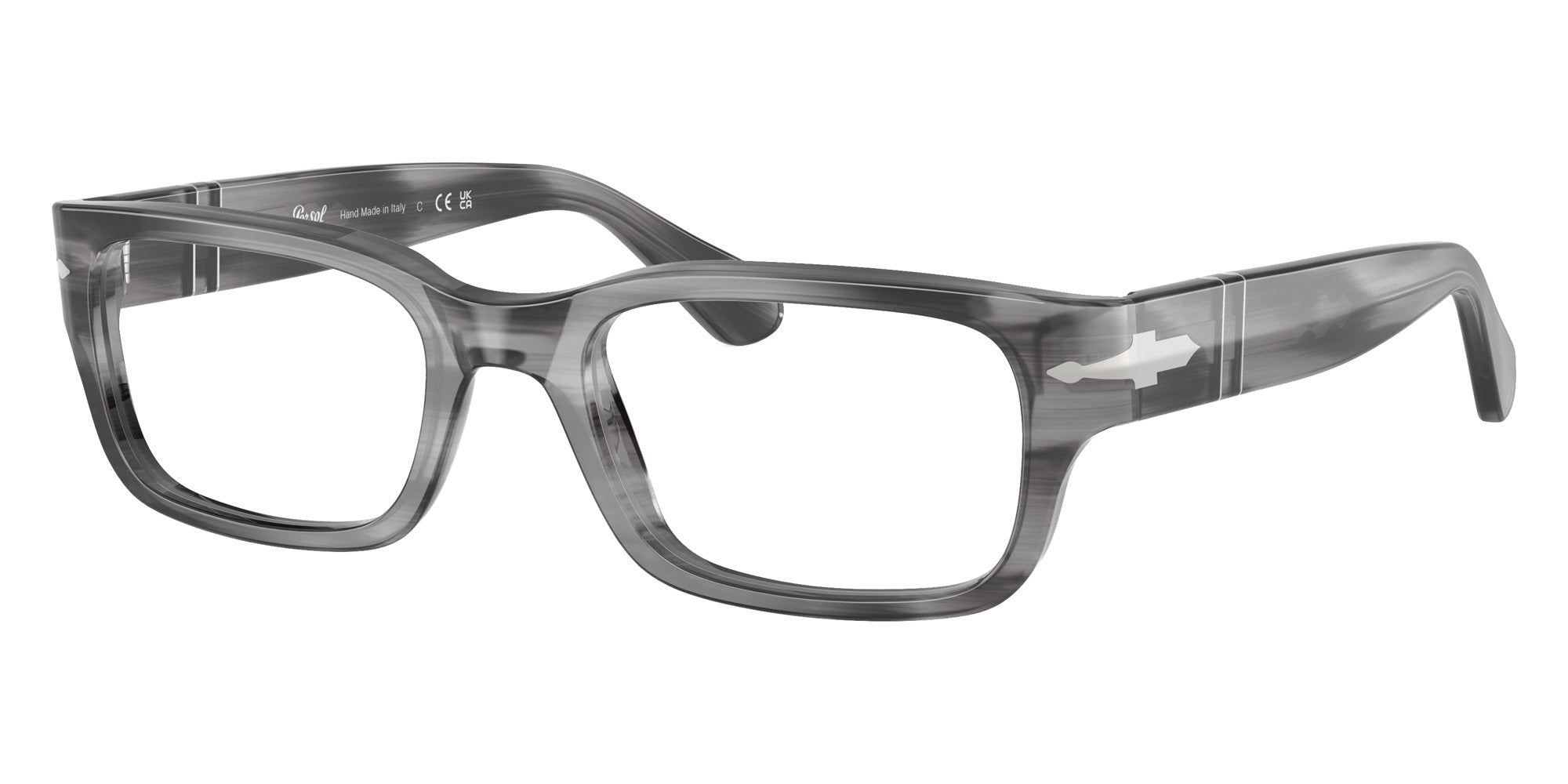 Persol® PO3399V Eyeglasses PO3399V 1192 55 - Striped Grey