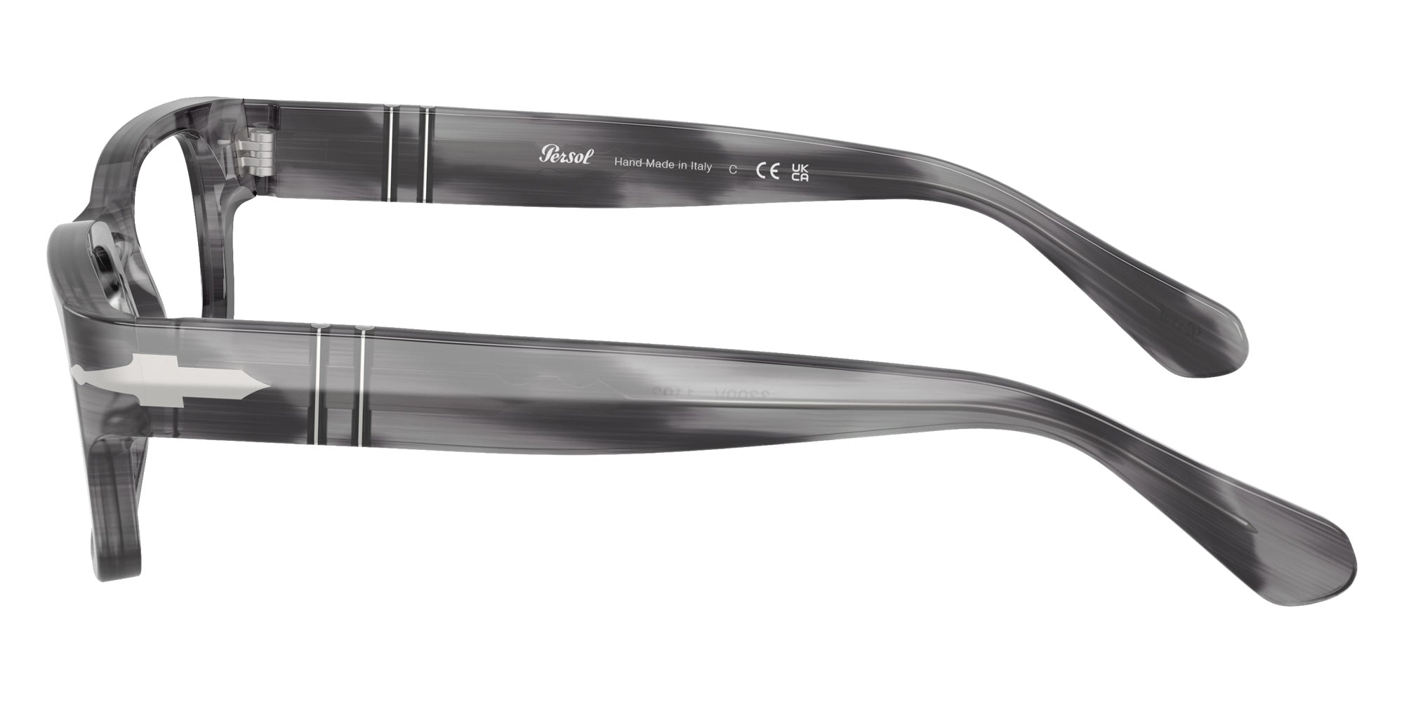 Persol® PO3399V Eyeglasses PO3399V 1192 55 - Striped Grey