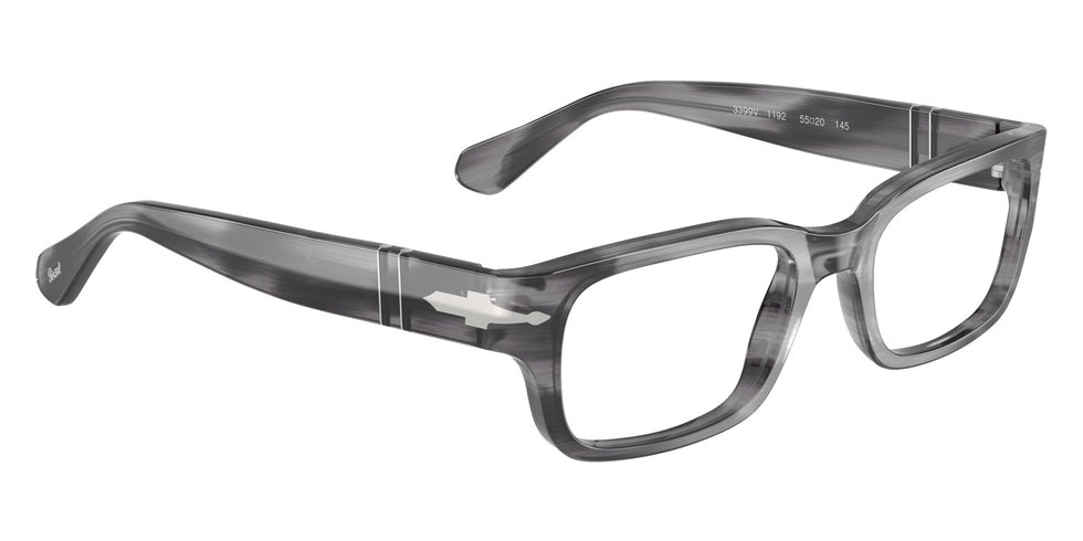 Persol® PO3399V Eyeglasses PO3399V 1192 55 - Striped Grey