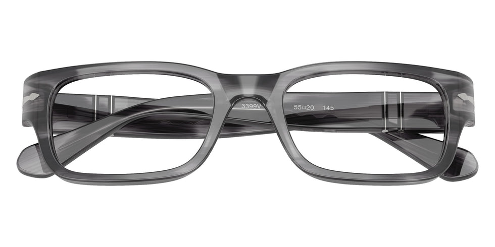 Persol® PO3399V Eyeglasses PO3399V 1192 55 - Striped Grey