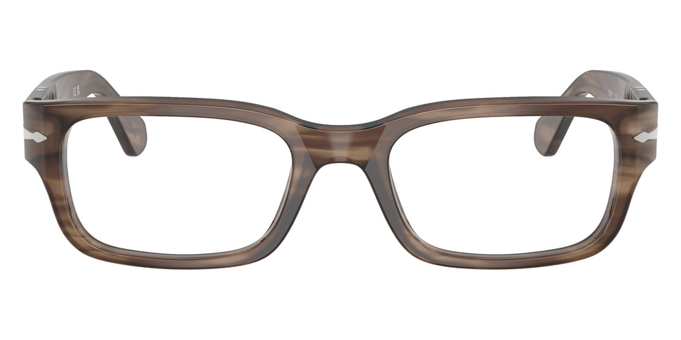 Persol® PO3399V Eyeglasses PO3399V 1208 55 - Striped Brown
