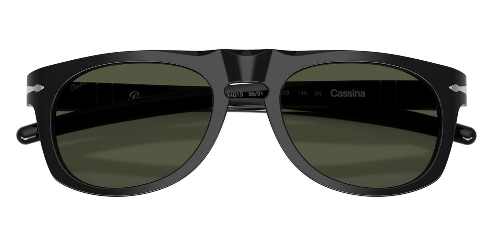 Persol® PO3401S - Persol & Cassina Collection Sunglasses PO3401S 95/31 53 - Black Green